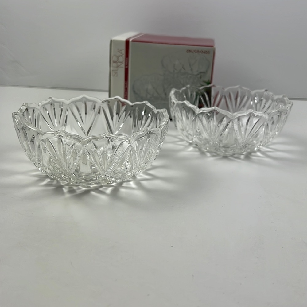 *NIB* Studio Nova By Mikasa Crystal Fruit Bowls